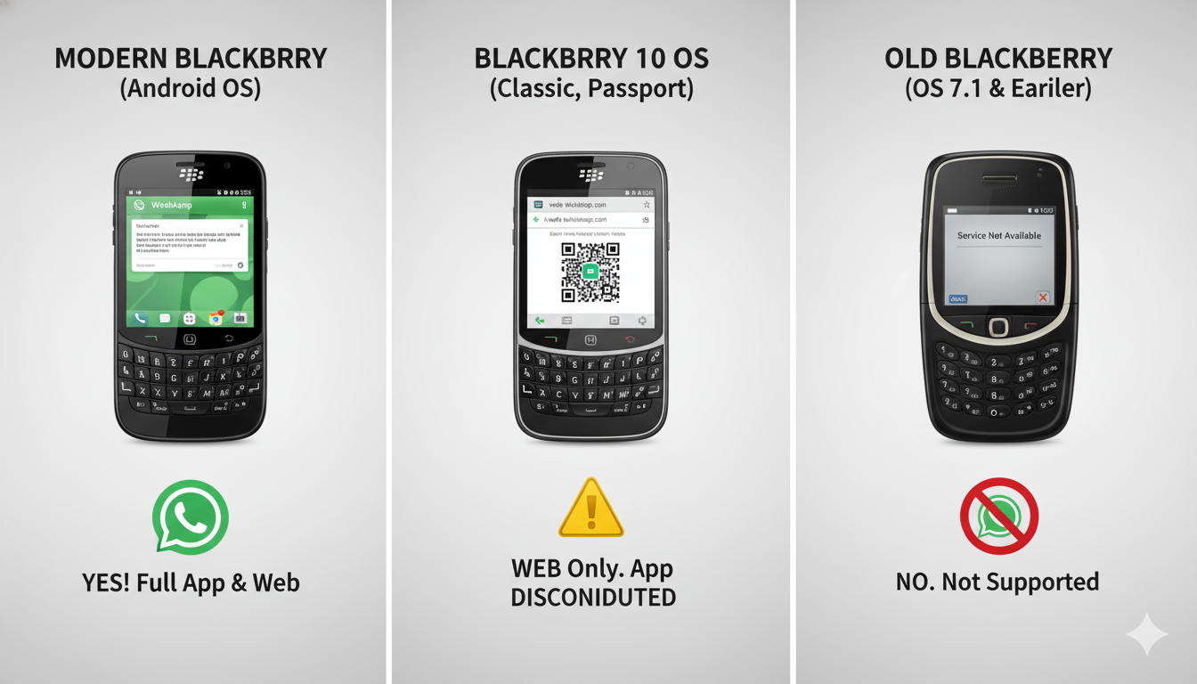 Can I Get WhatsApp on a BlackBerry? WhatsApp Web and App Status Explained
